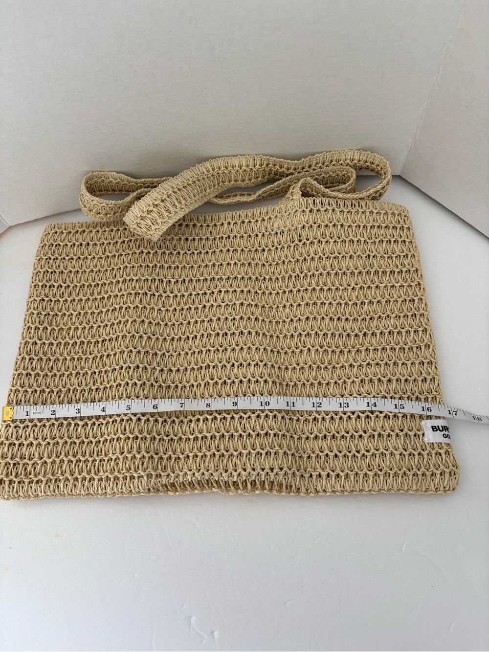 Burberry Beige Woven Tote - Picture 7 of 10